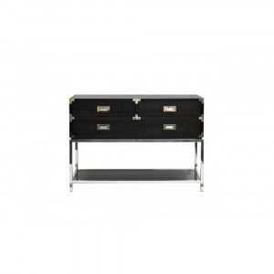 Консоль черная с ящиками 130*40*90см 46AS-CT4116-BL